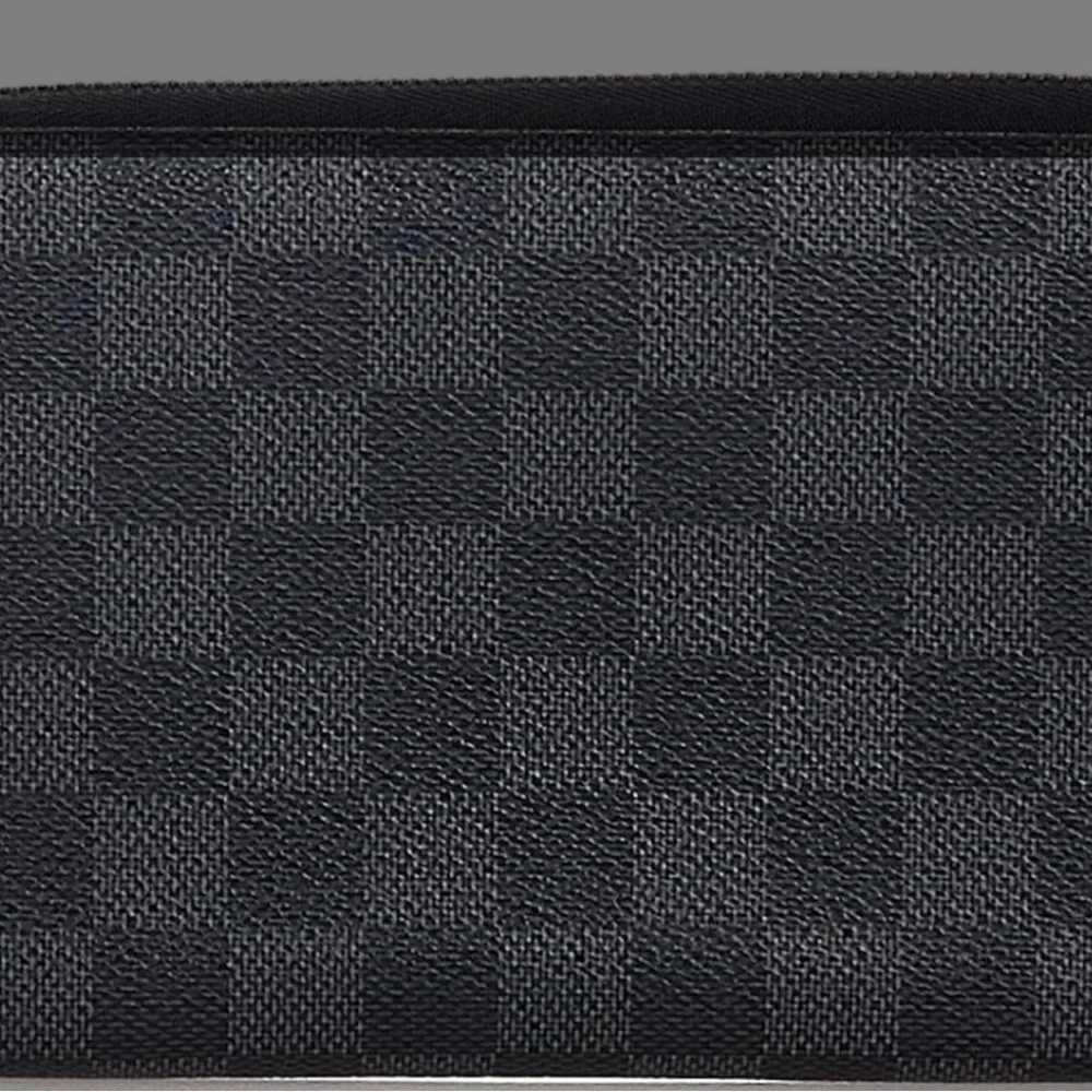 Louis Vuitton Damier Graphit Vertical Zipper Wallet Grey&Black (100% real) - Picture 3 of 13